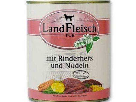 Landfleisch Pure Beef Heart & Noodles With Vegetables - 800g Fashion