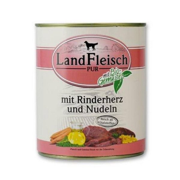 Landfleisch Pure Beef Heart & Noodles With Vegetables - 800g Fashion