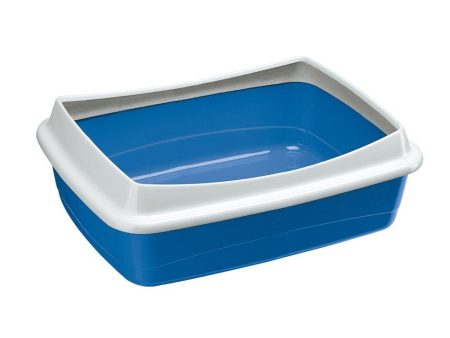 Ferplast Nip 20 Plus Cat Litter Tray - 55 x 40 x 17.5 cm - Blue Cheap