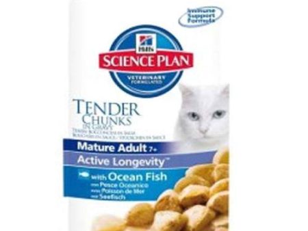 Hill s Feline Mature Adult 7+ Ocean Fish - Pouch 12x85g Online Hot Sale