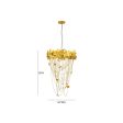 Butterfly Gold Chandelier For Sale