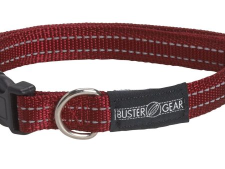 Kruuse Buster Adjustable Reflective Collar, Large, Red Online