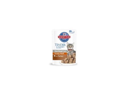 Hill s Feline Young Adult Sterilsed Cat Turkey - Pouch 12x85g Hot on Sale