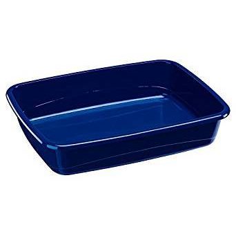 Ferplast NIP Cat Open Litter Tray - 46.5 x 35.5 x 11.5cm - Blue Supply