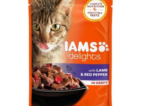 Iams Delights Adult Lamb & Red Pepper In Gravy - 85gr Supply