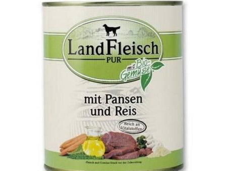 Landfleisch Pure Rumen & Rice With Vegetables - 800g Online Sale