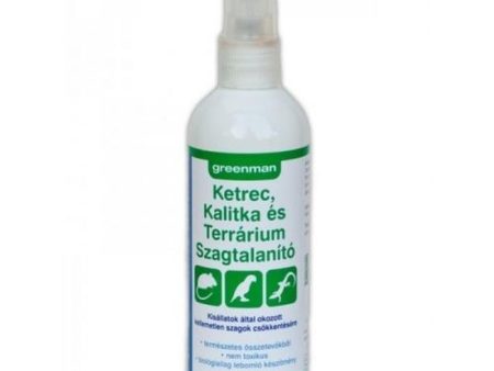 Greenman Cage & Terrarium Cleaner, Deodorizer - 200ml on Sale