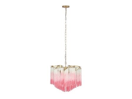 Ananya Ombre Glass Chandelier Discount