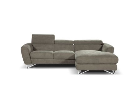 J&M Furniture Sparta Mini Sectional Sofa - Fabric Online Sale