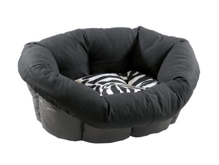 Ferplast Sofa 8 Dog,Cat Plastic Bed Sofa With Cushion - Black Discount