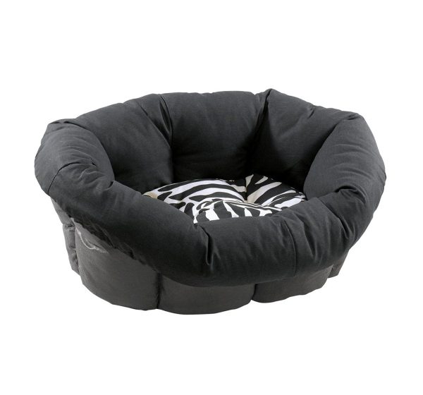 Ferplast Sofa 8 Dog,Cat Plastic Bed Sofa With Cushion - Black Discount