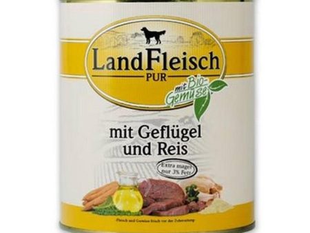 Landfleisch Pure Poultry & Rice Extra Low Fat With Vegetables - 800g Cheap