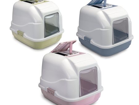 Imac Easy Cat Box Toilet Limited Edition Blue Green Pink 50x40x40cm Discount