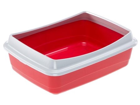 Ferplast Nip 10 Plus Cat Litter Tray - 47 x 36 x 15.5 cm - Red For Discount