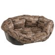 Ferplast Sofa 10 Dog,Cat Plastic Bed Sofa With Cushion - Brown Fashion