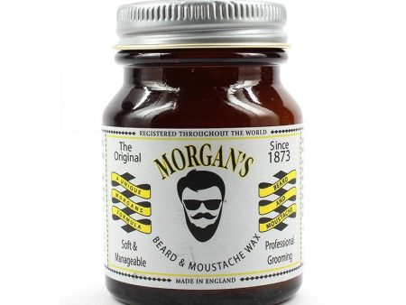 Vaškas barzdos ir ūsų formavimui Morgan s Pomade Beard & Moustahe Wax MPM036, 50 g. For Cheap