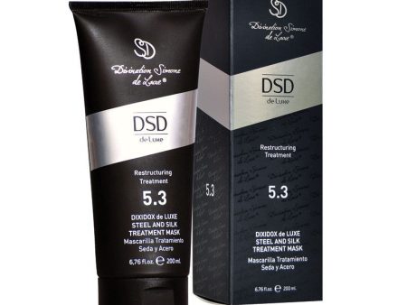 Intensyvi atstatomoji kaukė su šilku Dixidox de Luxe Steel And Silk Treatment Mask DSD 5.3 200 ml +dovana on Sale