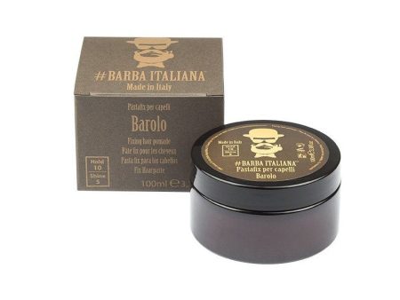 Pomada plaukų formavimui Barba Italiana Fixing Hair Pomade Barolo itin stiprios fiksacijos 100 ml For Discount