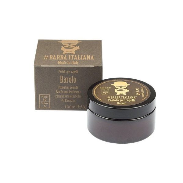 Pomada plaukų formavimui Barba Italiana Fixing Hair Pomade Barolo itin stiprios fiksacijos 100 ml For Discount