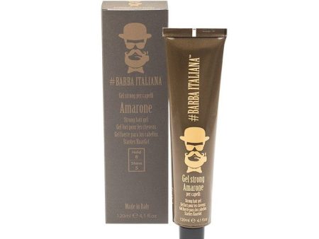 Plaukų formavimo gelis Barba Italiana Strong Hair Gel Amarone stiprios fiksacijos 120 ml Online Sale